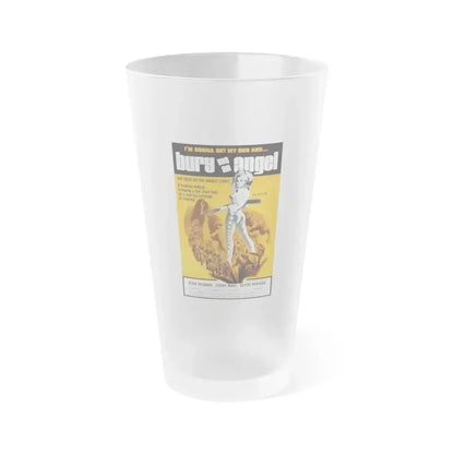 BURY ME AN ANGEL 1972 Movie Poster - Frosted Pint Glass 16oz 16oz Frosted - Go Mug Yourself