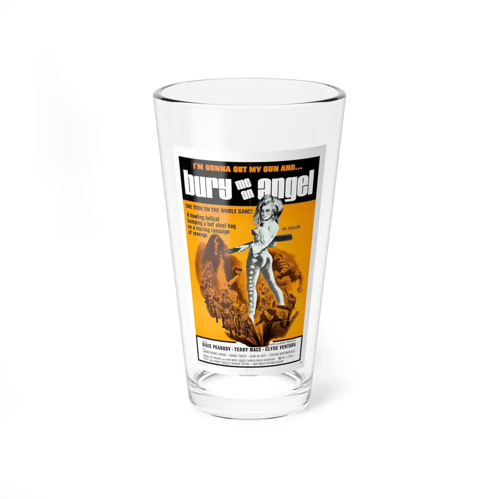 BURY ME AN ANGEL 1972 Movie Poster - Pint Glass 16oz-16oz-Go Mug Yourself