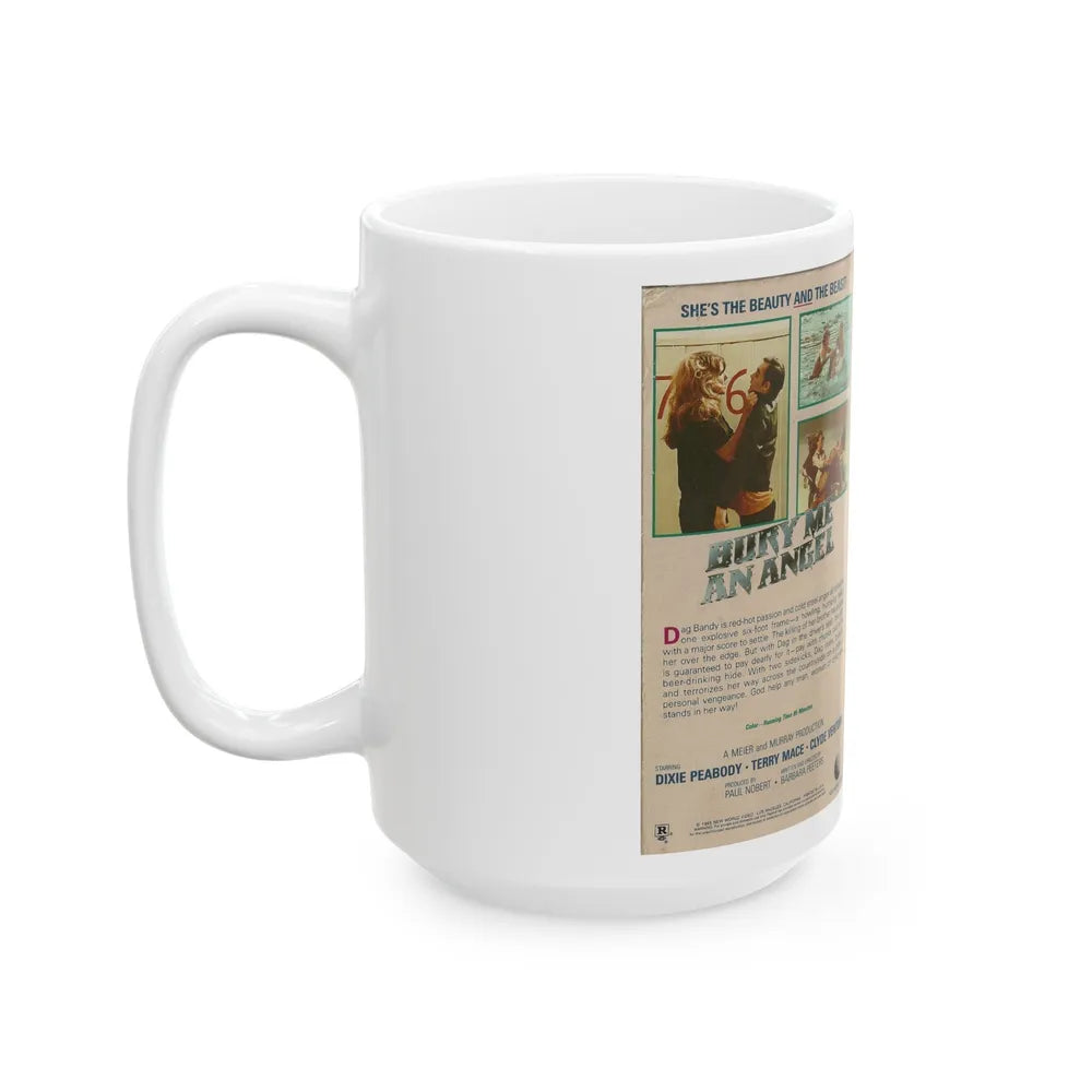 BURY ME AN ANGEL (VHS COVER) - White Coffee Mug-Go Mug Yourself