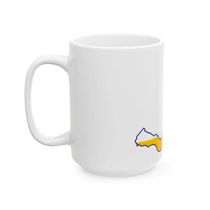 Buryatia-geo-stub (Russia) White Coffee Mug - Go Mug Yourself