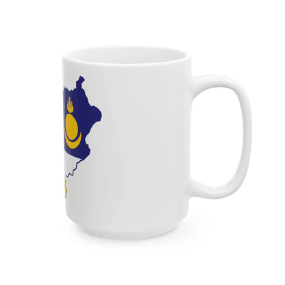 Buryatia-geo-stub (Russia) White Coffee Mug - Go Mug Yourself
