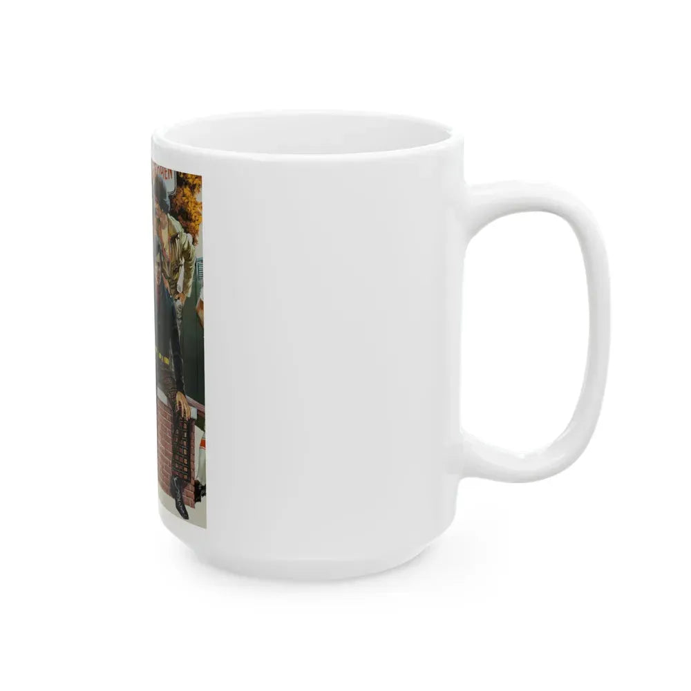 Bus Stop, 1970s - White Coffee Mug - Go Mug Yourself