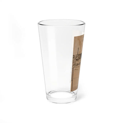 Bus Stop (Magazine Illustration) Pint Glass 16oz-Go Mug Yourself