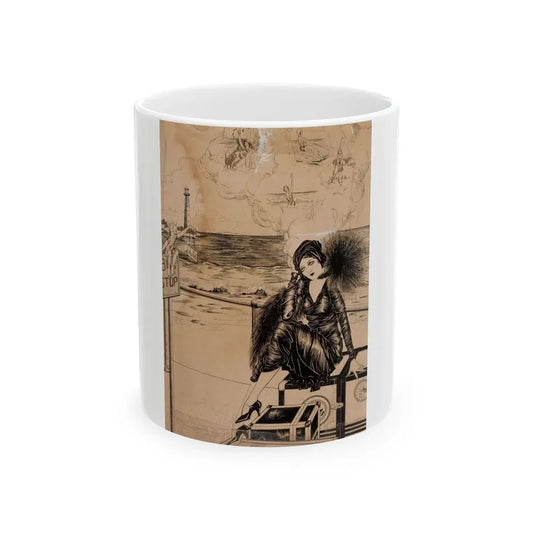 Bus Stop - White Coffee Mug 11oz - Go Mug Yourself