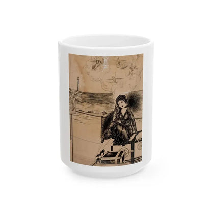 Bus Stop - White Coffee Mug 15oz - Go Mug Yourself