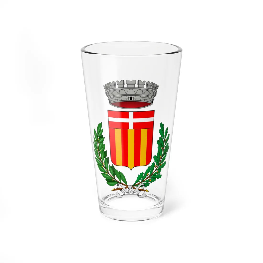 Busca-Stemma (Italy) (Coat of Arms) Pint Glass 16oz 16oz - Go Mug Yourself