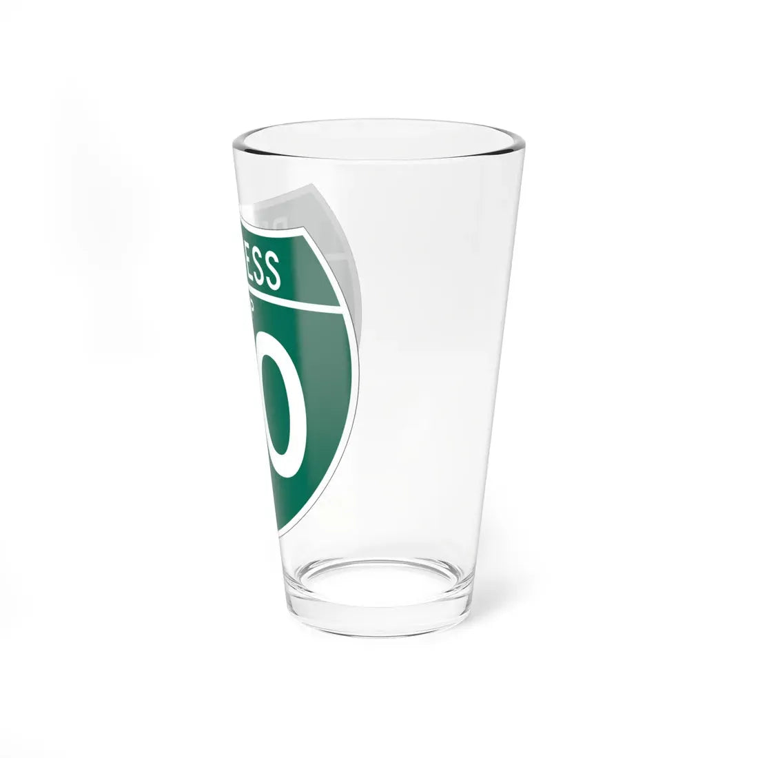 Business Interstate 20-E TX (Texas) (Road Sign) Pint Glass 16oz - Go Mug Yourself