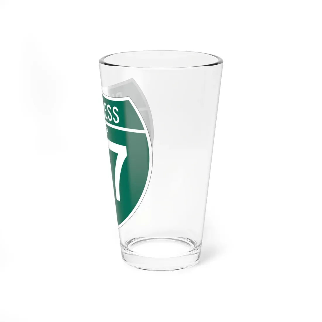 Business Interstate 27-T TX (Texas) (Road Sign) Pint Glass 16oz - Go Mug Yourself