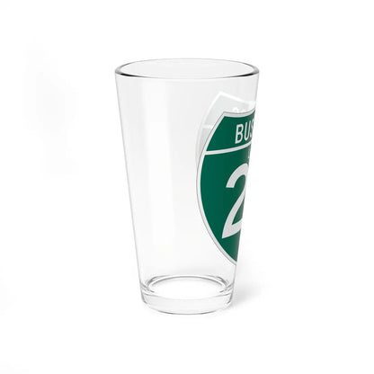 Business Interstate 27-U TX (Texas) (Road Sign) Pint Glass 16oz - Go Mug Yourself