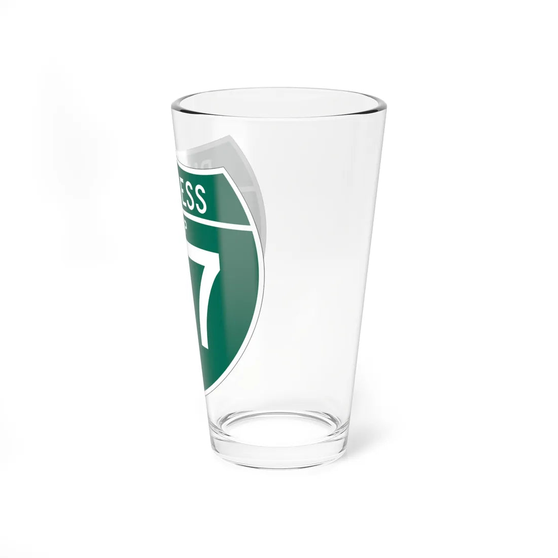 Business Interstate 27-U TX (Texas) (Road Sign) Pint Glass 16oz - Go Mug Yourself