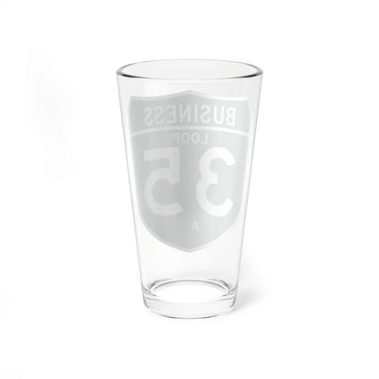 Business Interstate 35-A TX (Texas) (Road Sign) Pint Glass 16oz - Go Mug Yourself