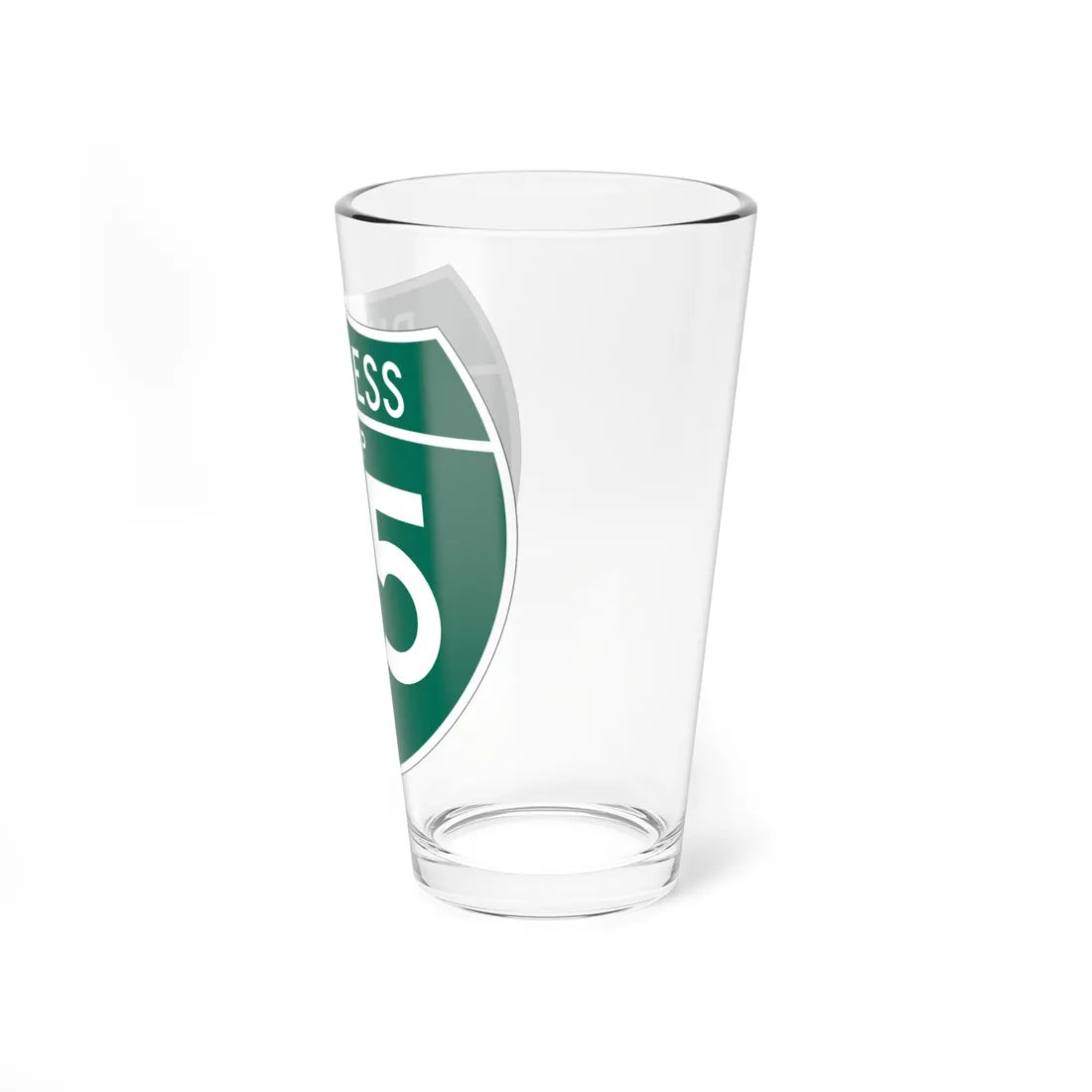 Business Interstate 35-E TX (Texas) (Road Sign) Pint Glass 16oz - Go Mug Yourself