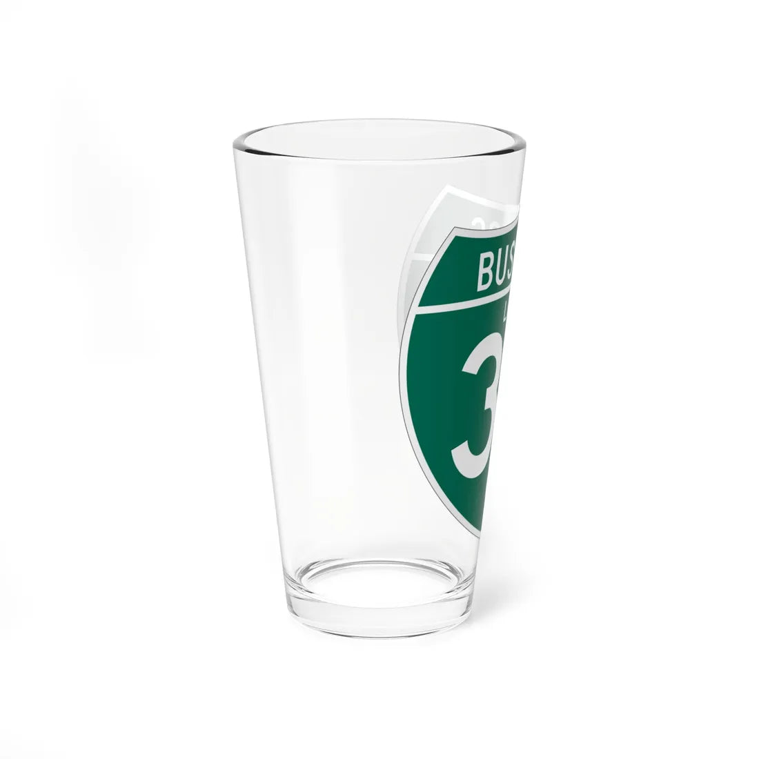 Business Interstate 35-H TX (Texas) (Road Sign) Pint Glass 16oz - Go Mug Yourself