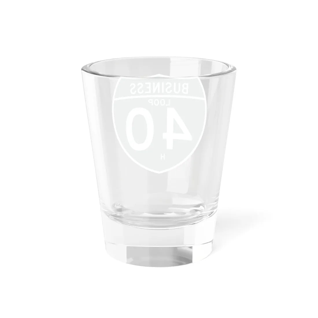 Business Interstate 40-H TX (Texas) (Road Sign) Shot Glass 1.5oz - Go Mug Yourself