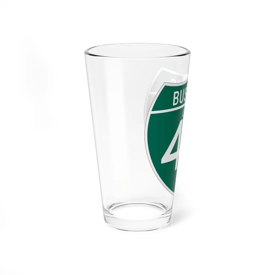 Business Interstate 40-J TX (Texas) (Road Sign) Pint Glass 16oz - Go Mug Yourself