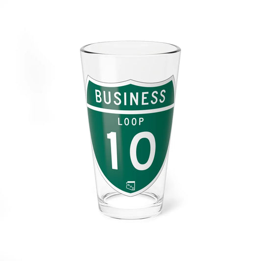 Business Loop 10 AZ 1957 (Arizona) (Road Sign) Pint Glass 16oz 16oz - Go Mug Yourself