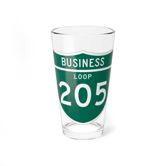 Business Loop 205 CA (California) (Road Sign) Pint Glass 16oz 16oz - Go Mug Yourself