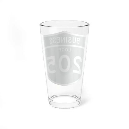 Business Loop 205 CA (California) (Road Sign) Pint Glass 16oz - Go Mug Yourself