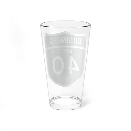 Business Loop 40 CA (California) (Road Sign) Pint Glass 16oz - Go Mug Yourself