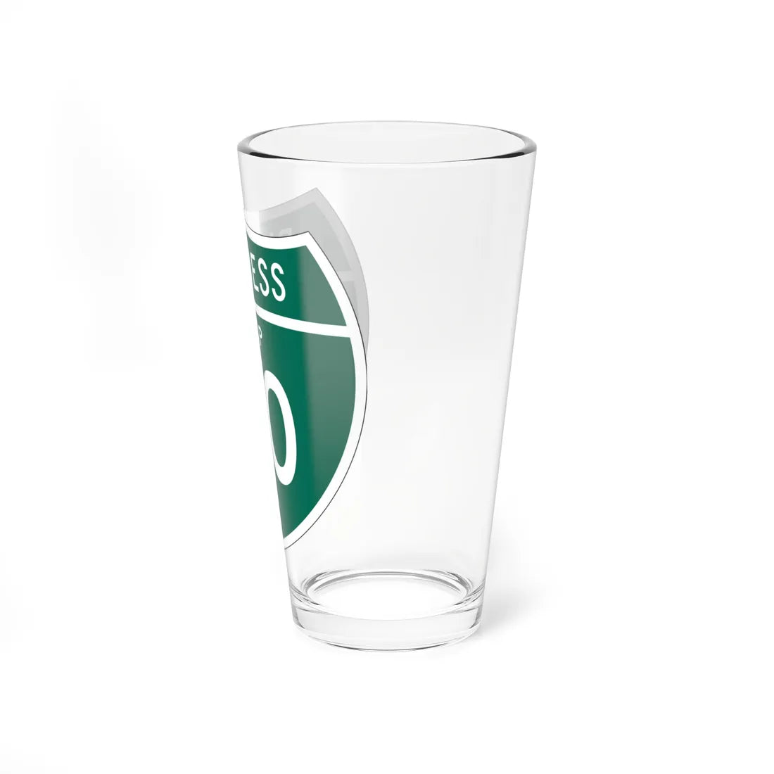 Business Loop 40 CA (California) (Road Sign) Pint Glass 16oz - Go Mug Yourself