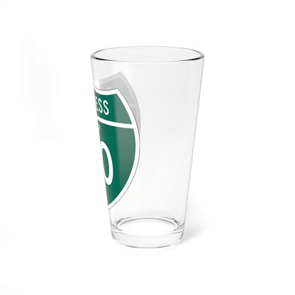 Business Loop 40 CA (California) (Road Sign) Pint Glass 16oz - Go Mug Yourself