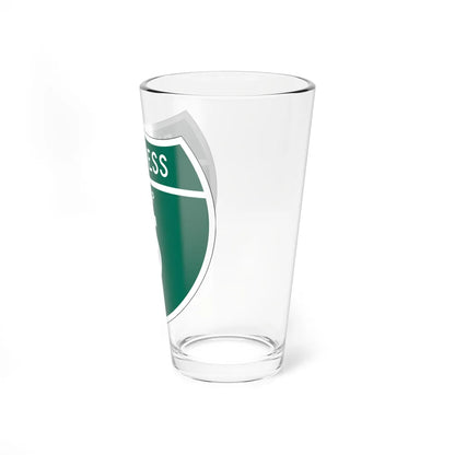 Business Loop 5 CA (California) (Road Sign) Pint Glass 16oz - Go Mug Yourself