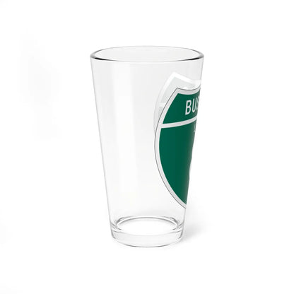 Business Loop 8 CA (California) (Road Sign) Pint Glass 16oz - Go Mug Yourself