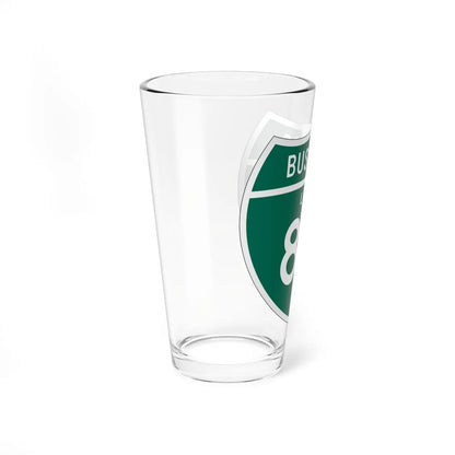 Business Loop 80 CA (California) (Road Sign) Pint Glass 16oz - Go Mug Yourself