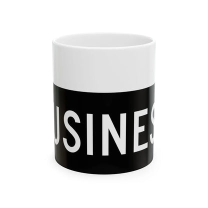 Business plate black FL 1956 (Florida) (Road Sign) White Coffee Mug 11oz - Go Mug Yourself