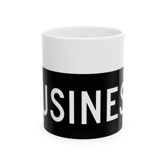 Business plate black FL 1956 (Florida) (Road Sign) White Coffee Mug 11oz - Go Mug Yourself