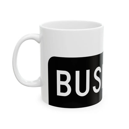 Business plate black FL 1956 (Florida) (Road Sign) White Coffee Mug - Go Mug Yourself