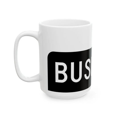 Business plate black FL 1956 (Florida) (Road Sign) White Coffee Mug - Go Mug Yourself
