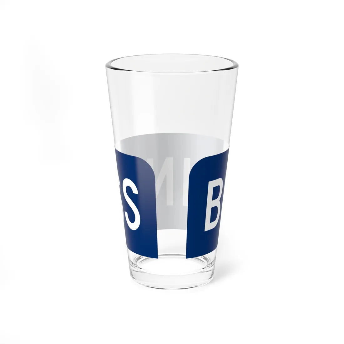 Business plate blue FL 1956 (Florida) (Road Sign) Pint Glass 16oz - Go Mug Yourself