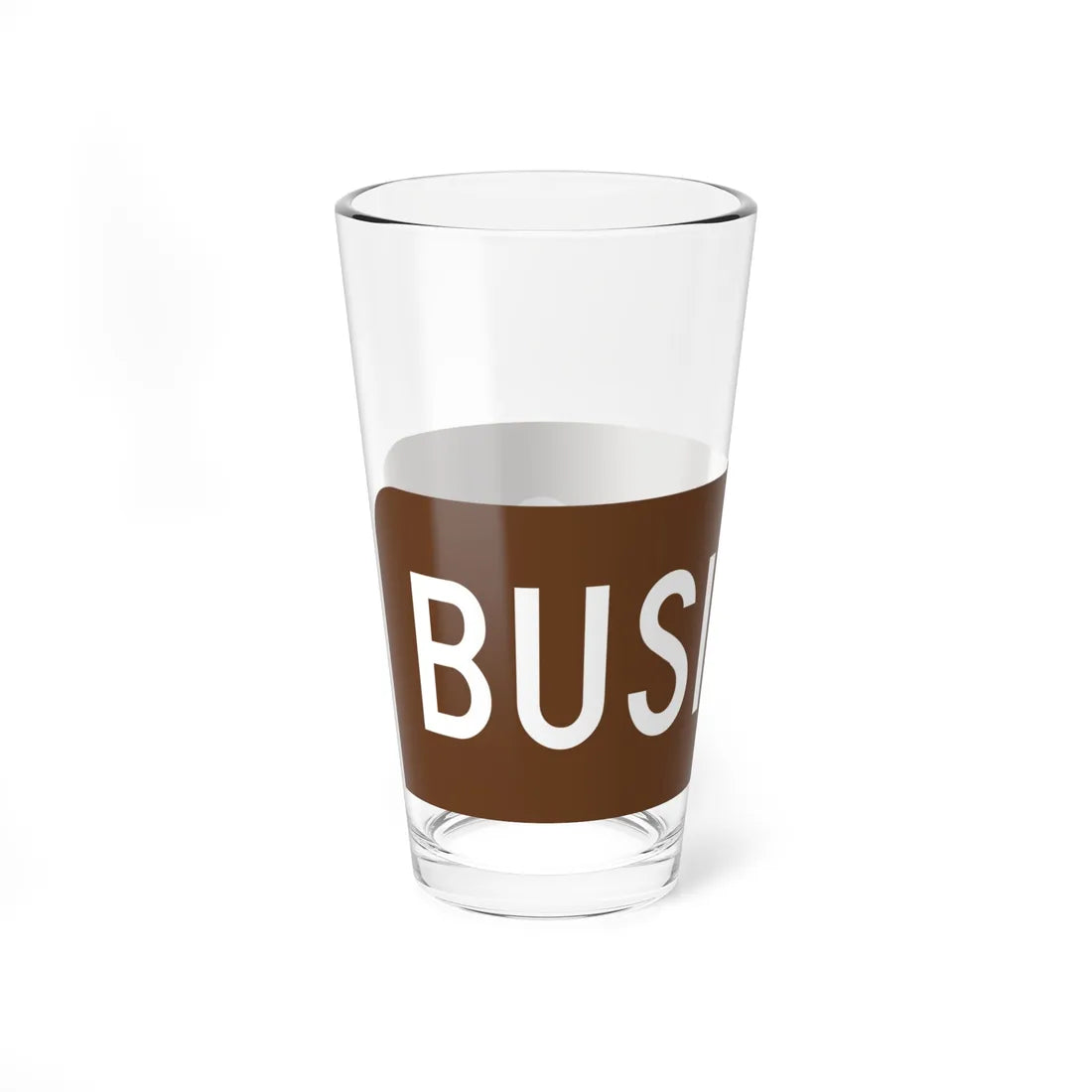 Business plate brown FL 1956 (Florida) (Road Sign) Pint Glass 16oz - Go Mug Yourself
