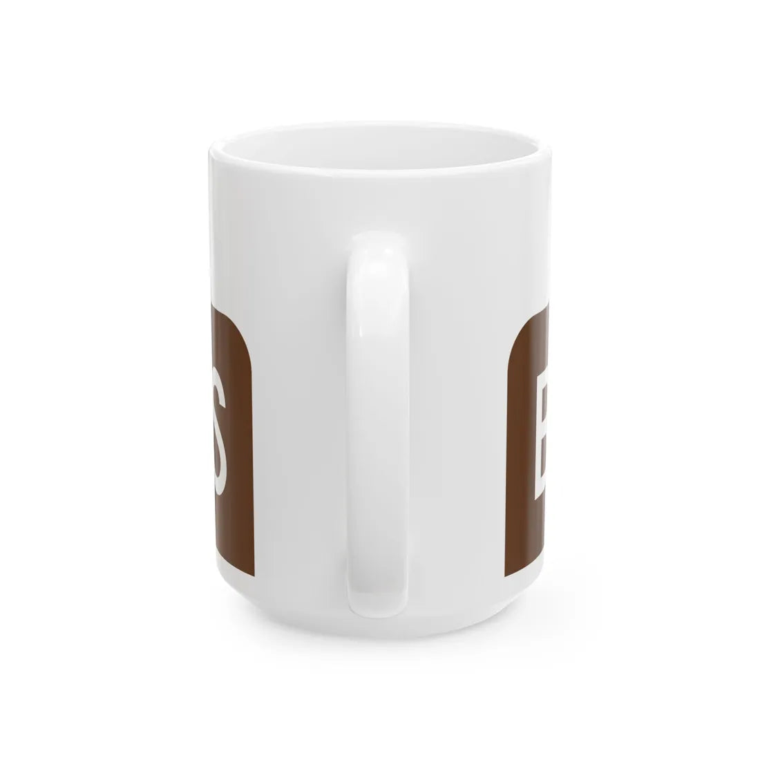 Business plate brown FL 1956 (Florida) (Road Sign) White Coffee Mug - Go Mug Yourself