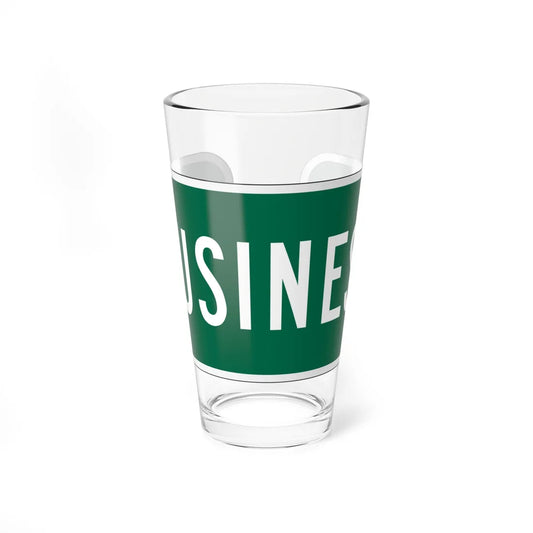 Business plate California (California) (Road Sign) Pint Glass 16oz 16oz - Go Mug Yourself