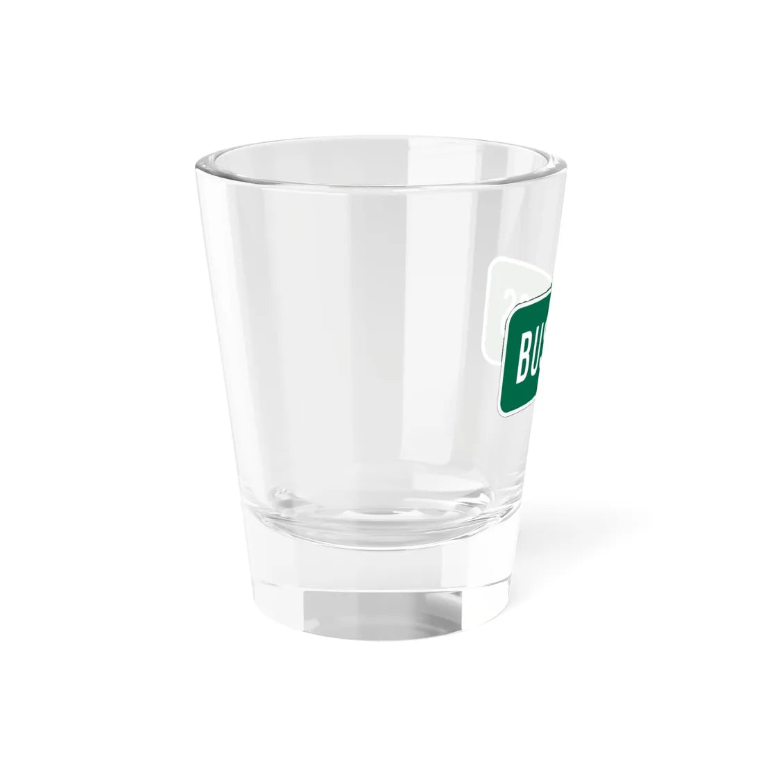 Business plate California (California) (Road Sign) Shot Glass 1.5oz - Go Mug Yourself