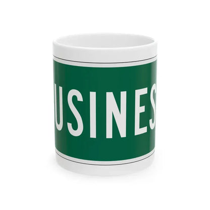 Business plate California (California) (Road Sign) White Coffee Mug 11oz - Go Mug Yourself