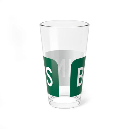 Business plate green FL 1956 (Florida) (Road Sign) Pint Glass 16oz - Go Mug Yourself