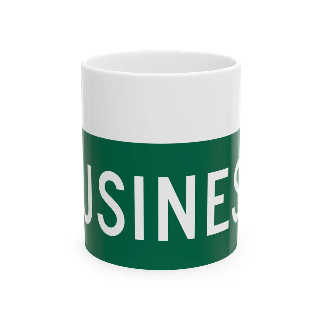 Business plate green FL 1956 (Florida) (Road Sign) White Coffee Mug 11oz - Go Mug Yourself