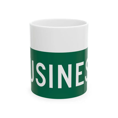 Business plate green FL 1956 (Florida) (Road Sign) White Coffee Mug 11oz - Go Mug Yourself