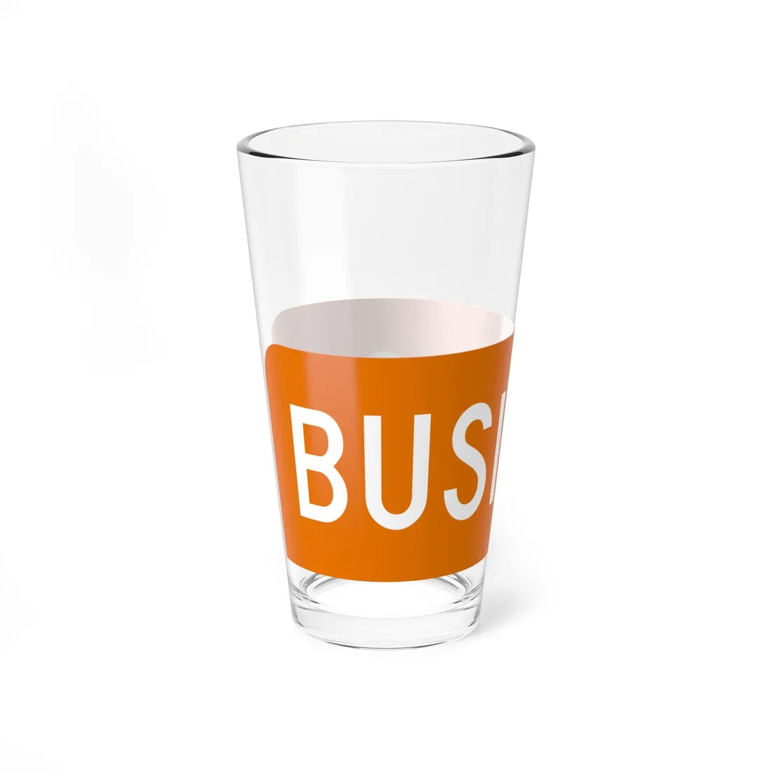 Business plate orange FL 1956 (Florida) (Road Sign) Pint Glass 16oz - Go Mug Yourself