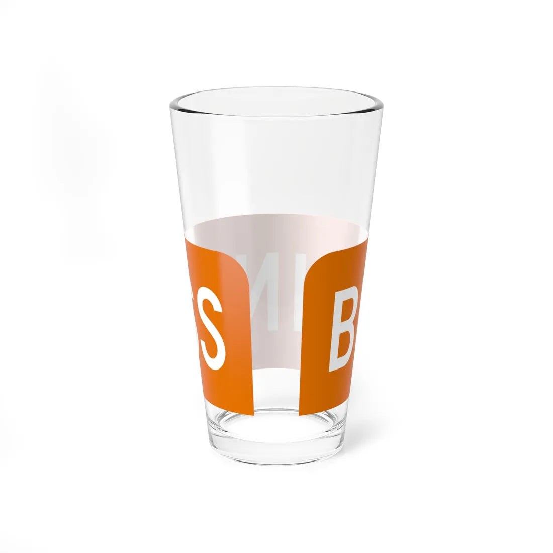 Business plate orange FL 1956 (Florida) (Road Sign) Pint Glass 16oz - Go Mug Yourself