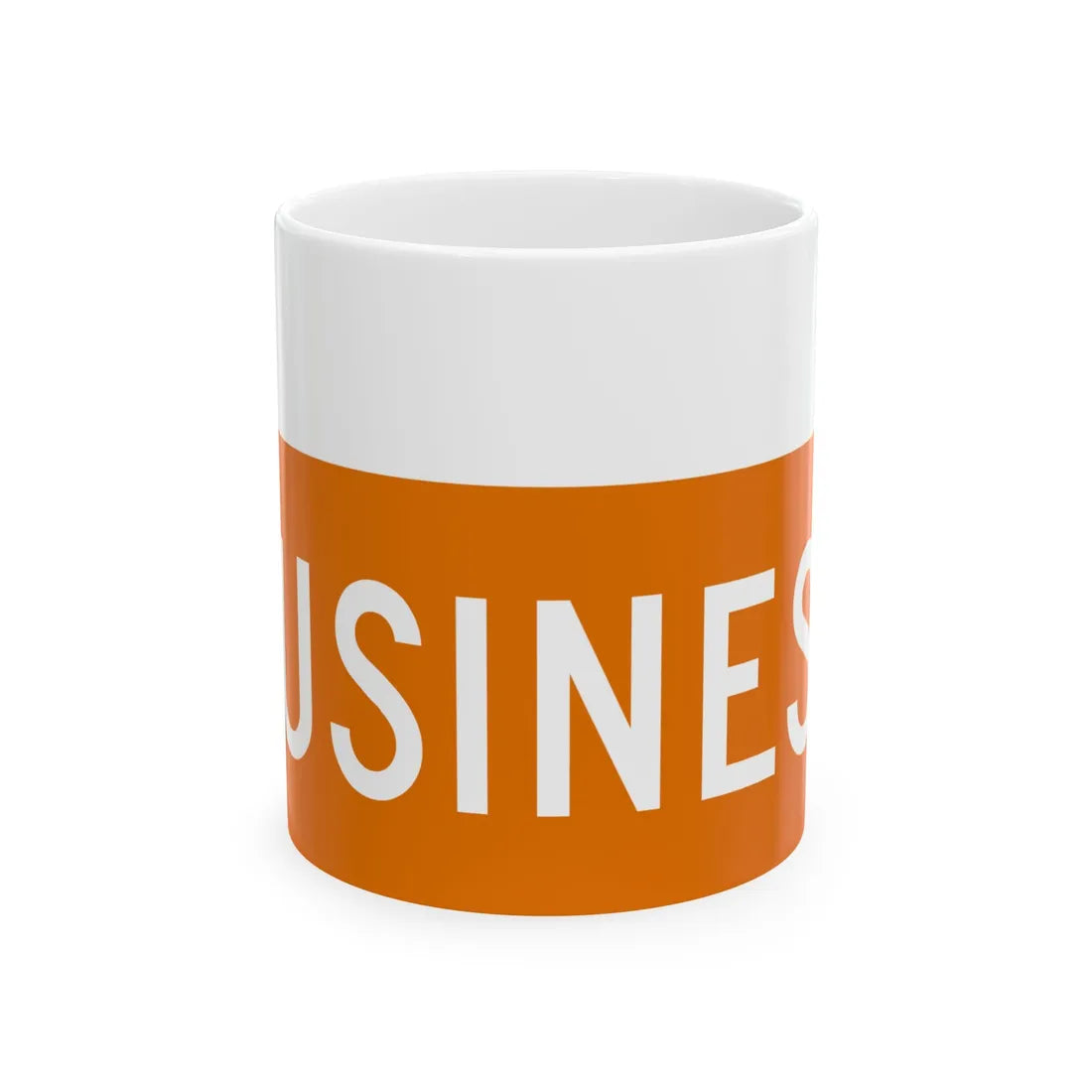 Business plate orange FL 1956 (Florida) (Road Sign) White Coffee Mug 11oz - Go Mug Yourself