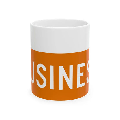 Business plate orange FL 1956 (Florida) (Road Sign) White Coffee Mug 11oz - Go Mug Yourself