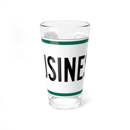 Business plate South Dakota (South Dakota) (Road Sign) Pint Glass 16oz 16oz - Go Mug Yourself