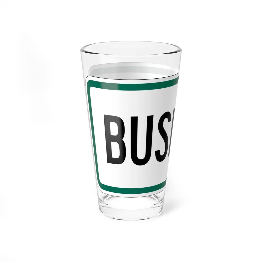 Business plate South Dakota (South Dakota) (Road Sign) Pint Glass 16oz - Go Mug Yourself