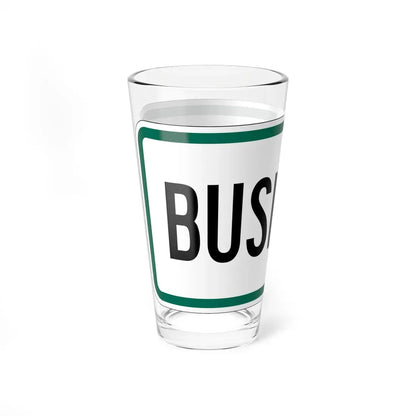 Business plate South Dakota (South Dakota) (Road Sign) Pint Glass 16oz - Go Mug Yourself