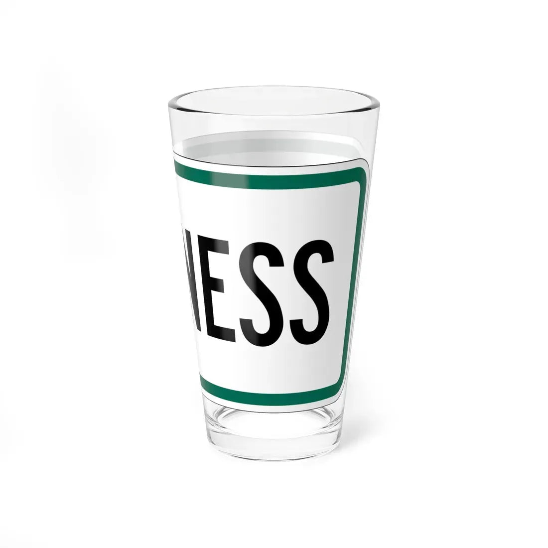 Business plate South Dakota (South Dakota) (Road Sign) Pint Glass 16oz - Go Mug Yourself