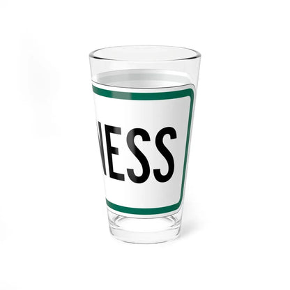 Business plate South Dakota (South Dakota) (Road Sign) Pint Glass 16oz - Go Mug Yourself